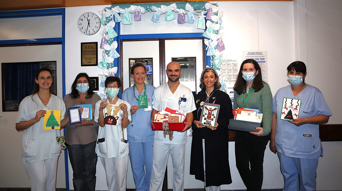 Alunos enviaram postais aos utentes da ULSO