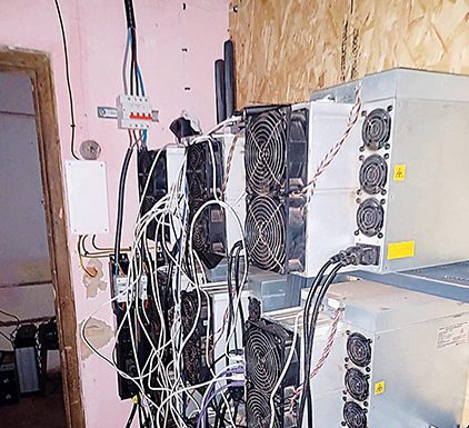 Sete arguidos por furto de eletricidade para mineração de criptomoeda gnr leiria apreensão 3