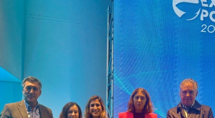 Projetos desenvolvidos por investigadoras do Politécnico de Leiria distinguidos na 4.ª edição do Prémio Inovação Expo Fish Portugal Receção de prémio na Expo Fish Portugal 2023.