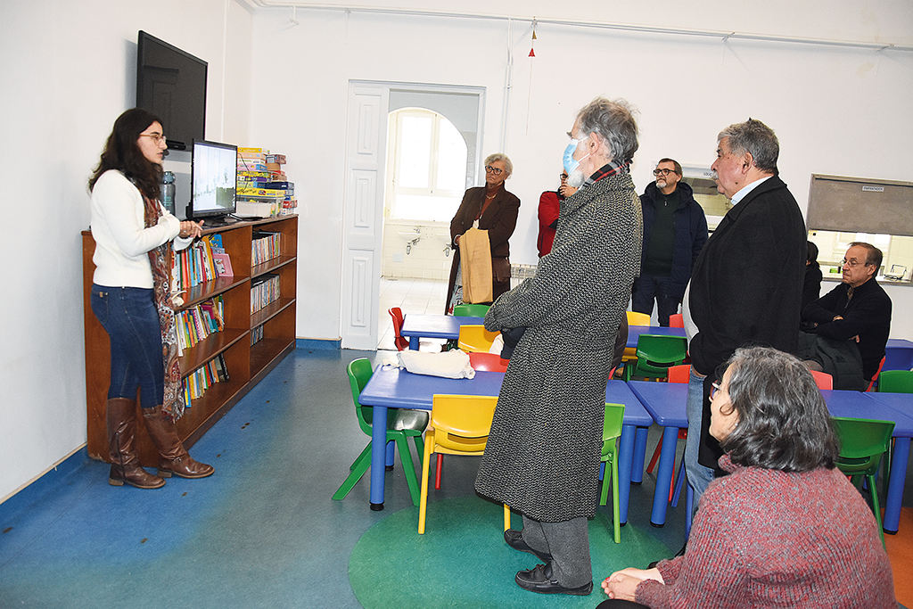PH promoveu visita ao Jardim de infância da Misericórdia que foi sede do Lactário