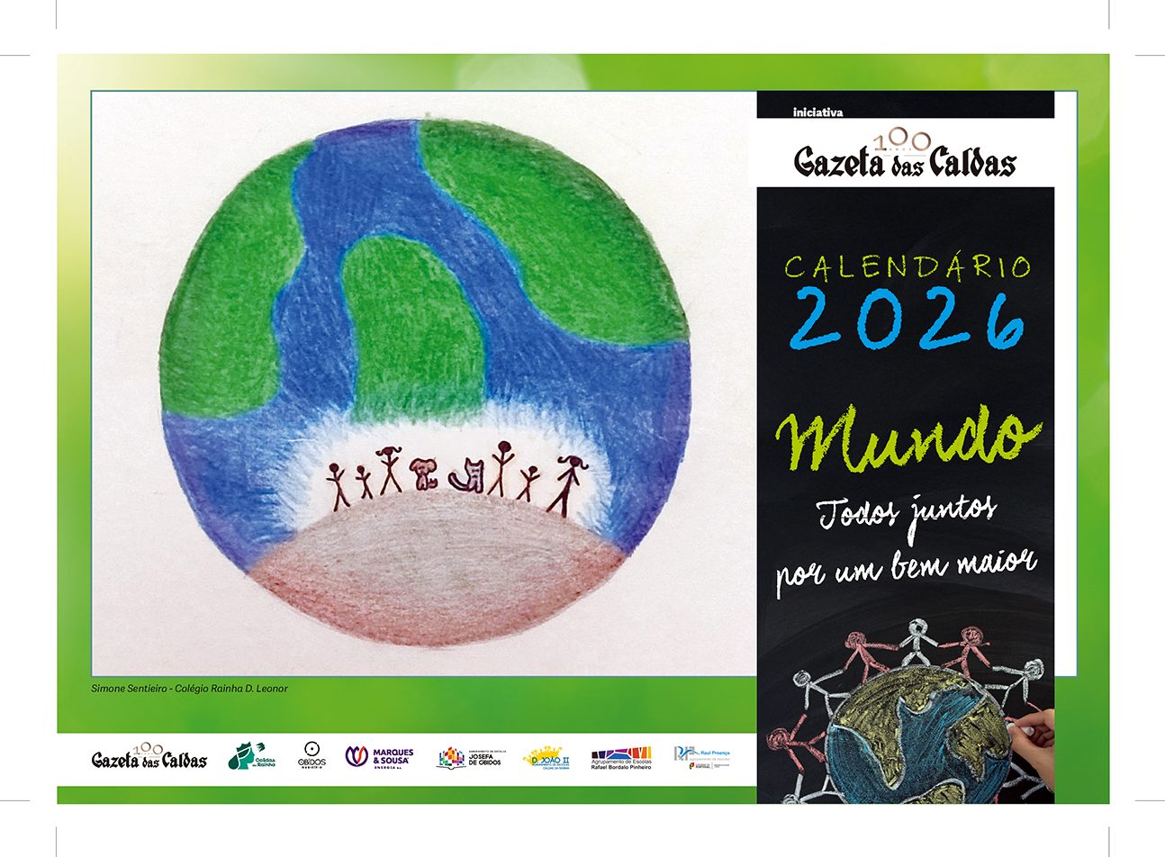 Crianças  do primeiro ciclo ilustram calendário  da Gazeta  das Caldas