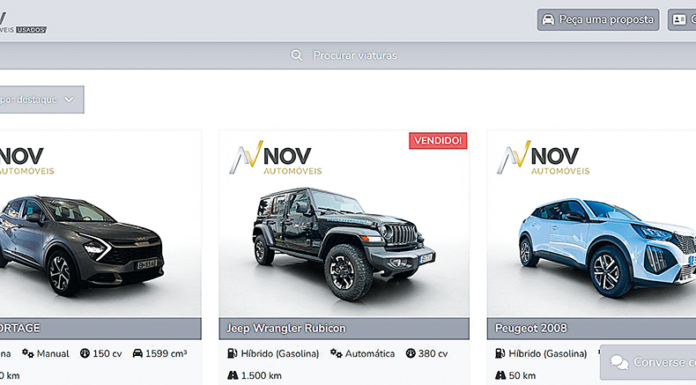 Nov Automóveis tem nova plataforma online