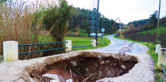 Rasto de destruição nas várias freguesias do concelho das Caldas