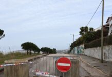 Vias encerradas nas Caldas