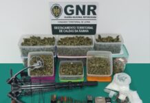 Homem preso por tráfico de droga em Alvorninha