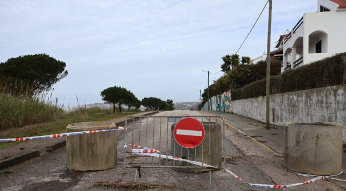 Proteção Civil das Caldas da Rainha lança mapa interativo de vias condicionadas estrada cortada obras