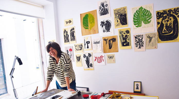 Zélia Évora tem novo atelier de trabalho no centro da cidade