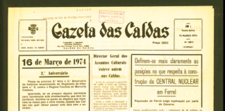 16 de março – um “golpe” que também se fez nas páginas da Gazeta das Caldas