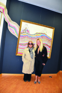 Maria Cabaceira com a avó, homenageada na mostra