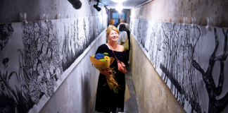 Mariia Slenzac expôs no Túnel do M. Bernardo