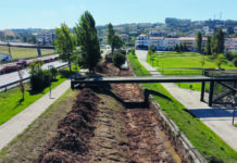 Alcobaça Levada está a ser desassoreada e taludes reforçados