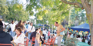 Arraial animou jardins do Centro de Artes