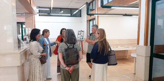 Alunos da R. Proença homenageiam Bordalo na Biblioteca Municipal