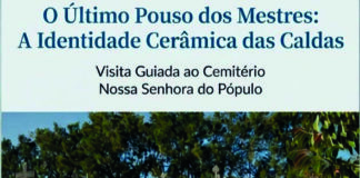 Visita Cláudia Feio dá a conhecer ceramistas caldenses no Cemitério