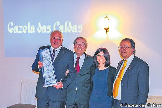 Gazeta das Caldas homenageada no 63º aniversário dos Rotários das Caldas