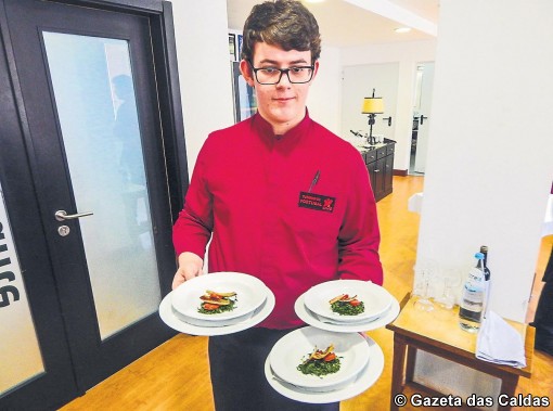 Sabores do mar inspiraram almoço da EHTO dedicado à Nazaré