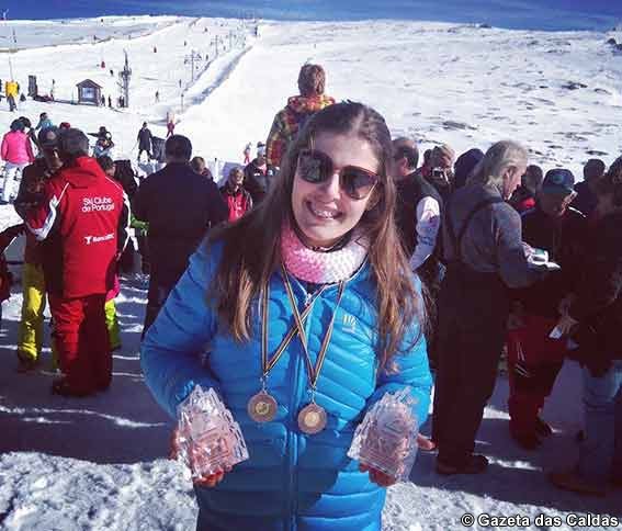 A caldense Catarina Carvalho e Ricardo Brancal sagram-se campeões nacionais