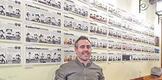 Cartoons de Bruno Prates na Casa Antero