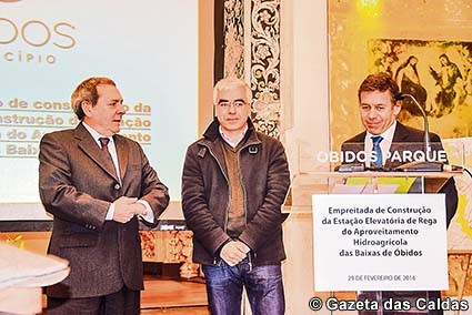 Secretário de Estado consigna 16% do montante em falta para concluir projecto da Barragem do Arnóia Gazeta das Caldas