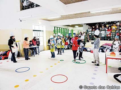 Corrida da panqueca na EBI de Sto. Onofre