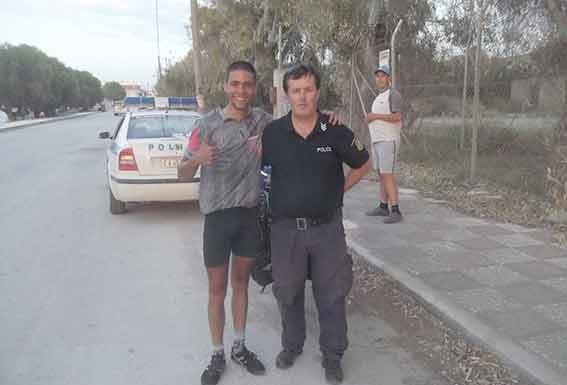 O caldense Rodolfo Coutinho percorreu a Europa numa bicicleta