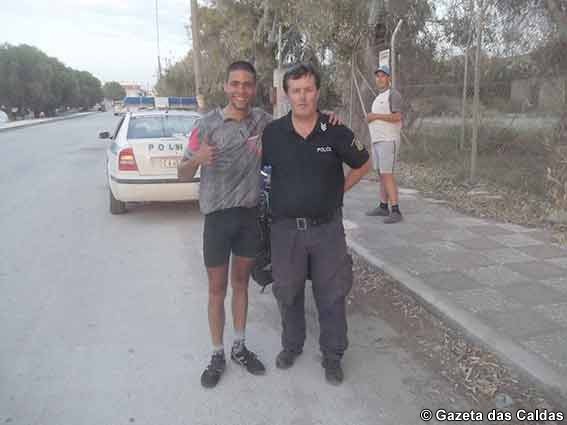 O caldense Rodolfo Coutinho percorreu a Europa numa bicicleta